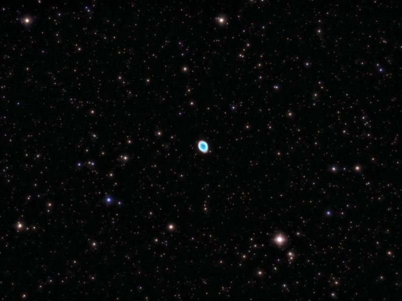 Galaxia espiral fotografiada con telescopio Unistellar