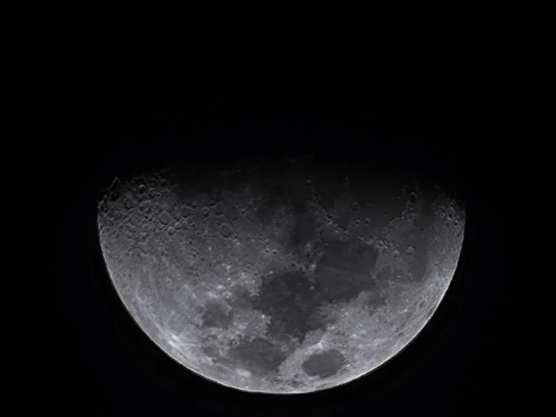 Moon captured with smart telescope